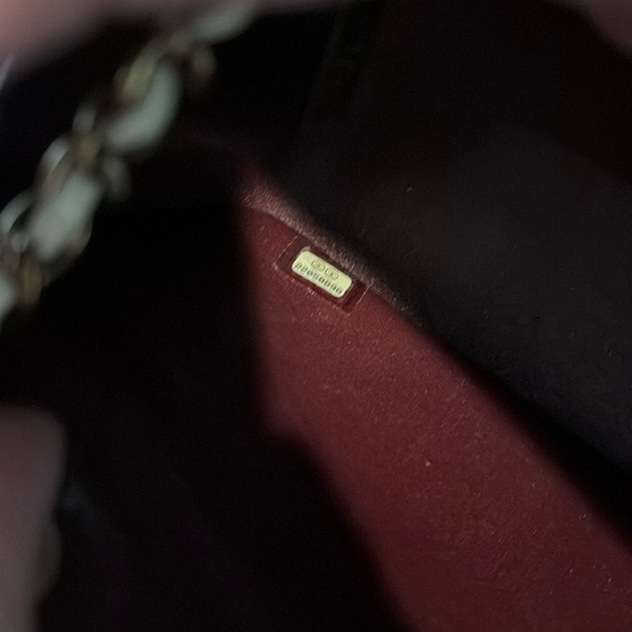 CHANEL Crossbody Caviar & Quilted Lambskin Leather Camera Case Cream - Picture 14 of 15